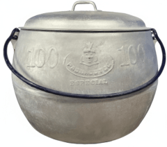 OLLA DE ALUMINIO FUNDIDO CON GANCHO #100 – PACHACÚTEC