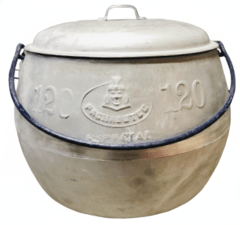 OLLA DE ALUMINIO FUNDIDO CON GANCHO #120 – PACHACÚTEC