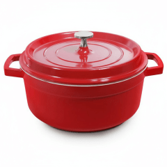 OLLA GOURMET LINE # 24 - 4.2LT. ALUM. FUND. C/RECUBRIMIENTO CERAMICA