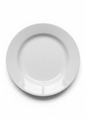 PLATO de LOZA hotelero TENDIDO - GALLERY