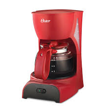 CAFETERA Electrica 4 Tazas ROJA - OSTER