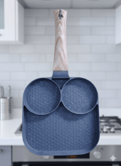 SARTEN Para PANCAKE Con 3 Divisiones - ABHER
