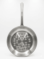 SARTEN Total Acero PLANA Mango Tubo