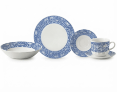 SET DE VAJILLAS LOZA x 16 BLUE LACE 1