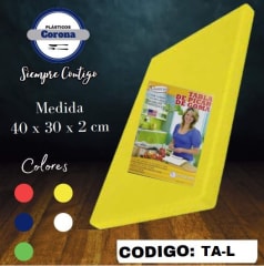 TABLA De PICAR Profesional Gruesa 40x30x2 Cm TA-L - AMERICAN