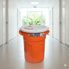 TACHO Plastico MAMUTE Con Tapa - BASA 8592