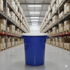 TACHO Plastico Segunda Con Tapa - HERCUPLAST