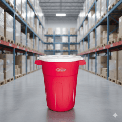 TACHO Plastico Segunda Con Tapa - (40 litros) - QUPLAST