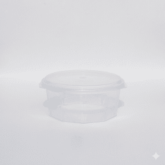 TAPER Multiuso DECAGONO 1 KG. Transparente Con Tapa