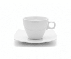 TAZA De Loza Con Plato TE 255 cc CUADRADO ACTUALITE 0