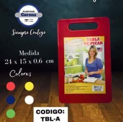 TABLA De PICAR Pequeña 24x15 Cm TBL-A - AMERICANO