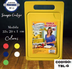 TABLA de PICAR chica GURMET 33x20 cm TBL-G - AMERICANO 0