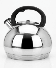 TETERA ACERO INOXIDABLE BOMBE 4.5 Lt. fondo DIFUSOR