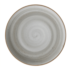 Plato Pando 27.5Cm Artesano Gris