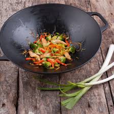 SARTEN WOK 35.5 CM HIERRO FUNDIDO ESMALTADO - VICTORIA