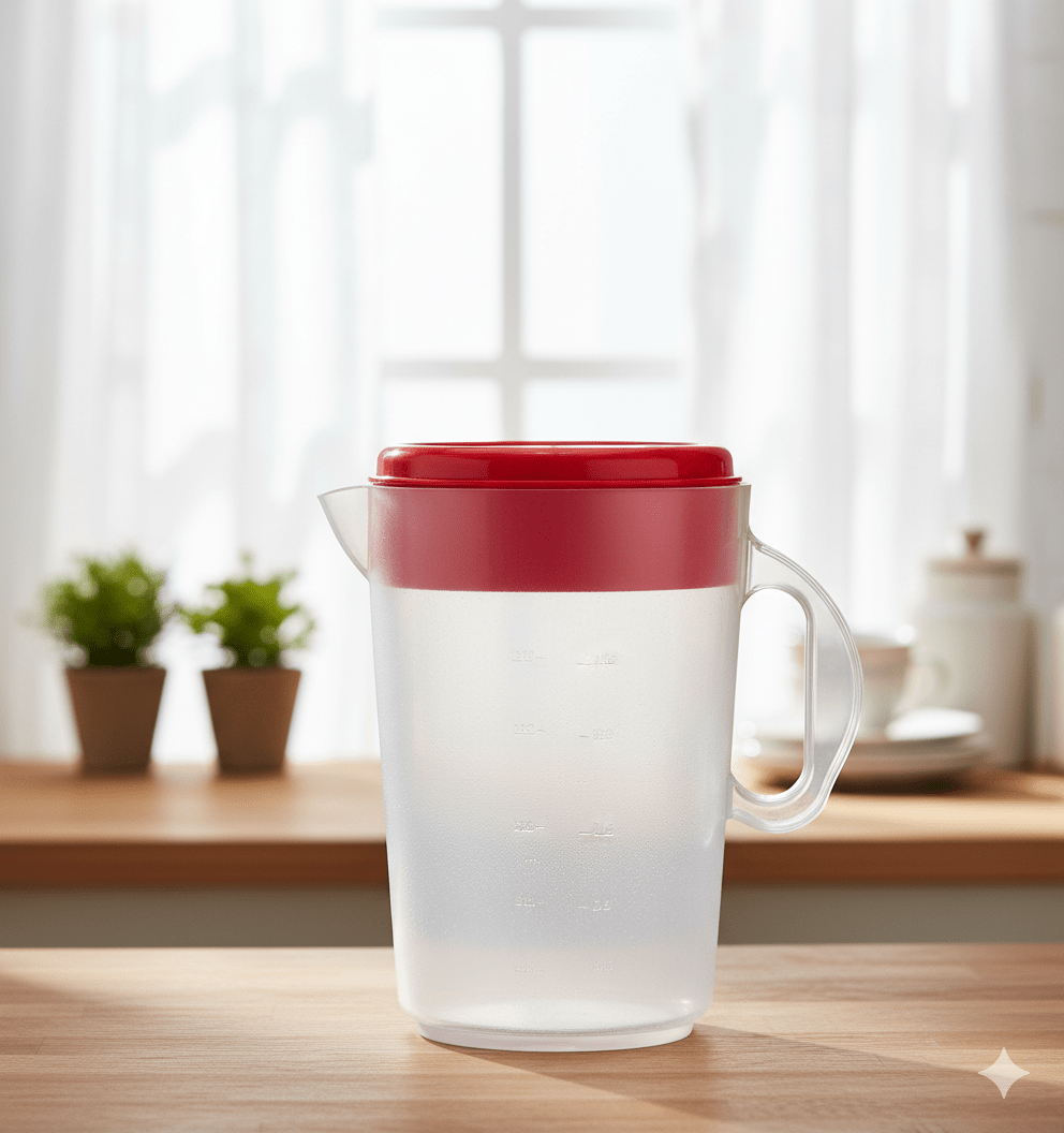 JARRA Plastica Con Tapa Lt - M&R1