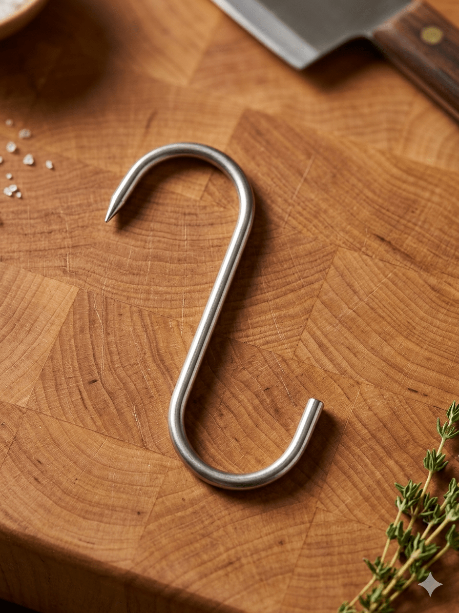 Gancho Carnicero Acerado Pequeño #02