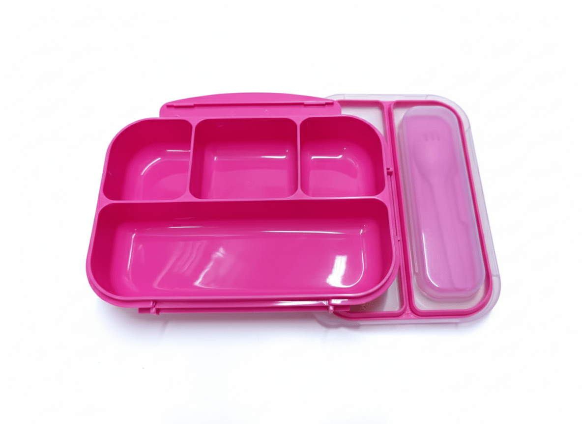 LONCHERA BOX FRESH Rectangular Con Diviciones y Portacubiertos4