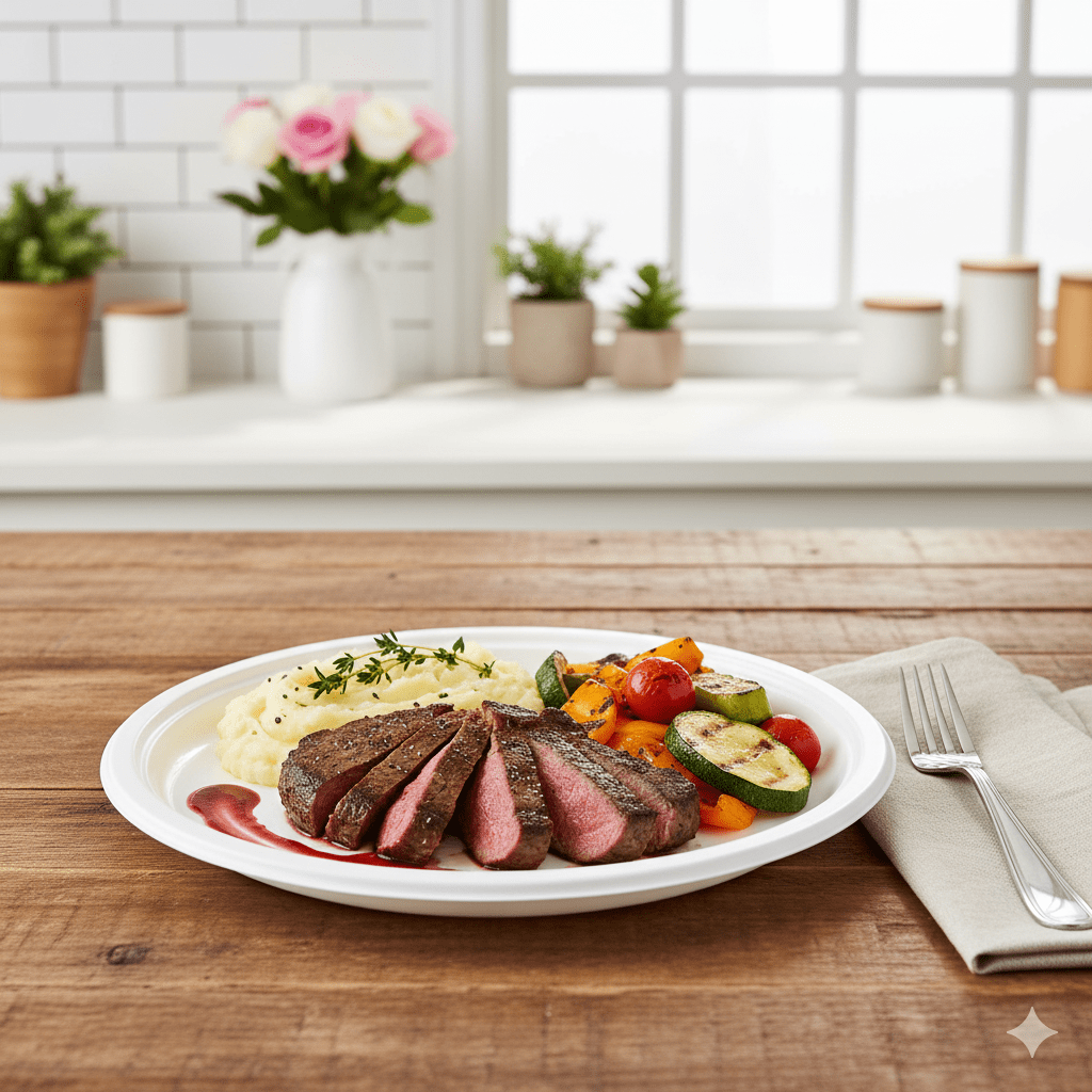 PLATO Plastico TENDIDO Blanco LADY # 10C - MELAFORM PT010C1