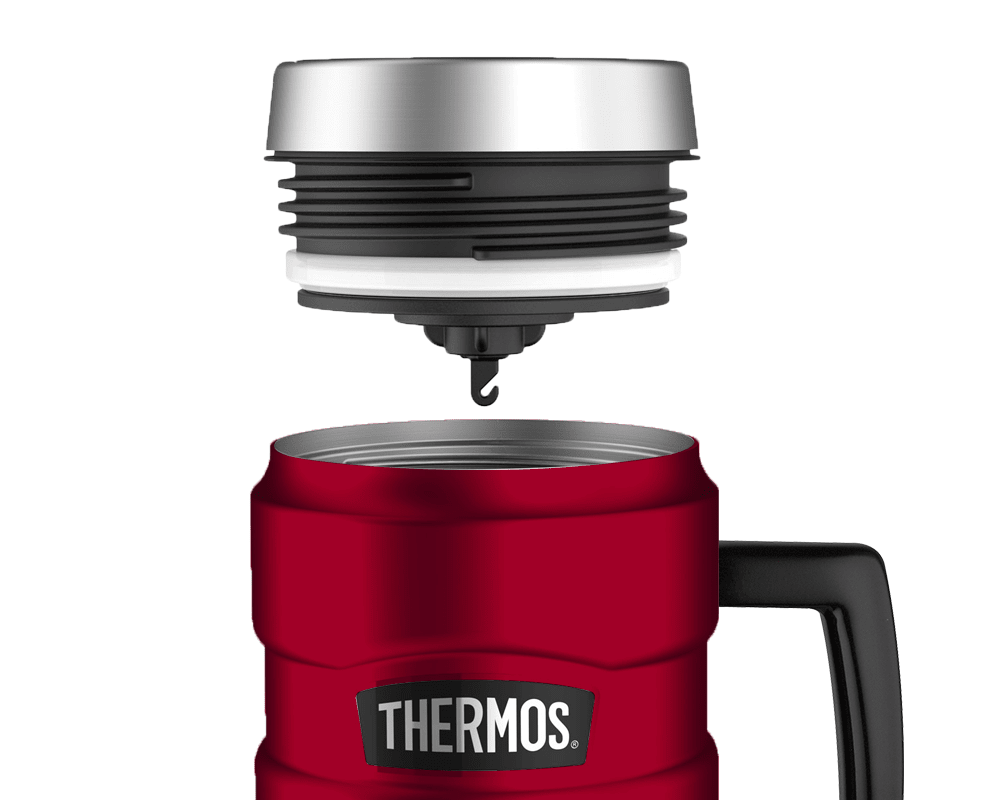 TAZA ACERO 470 ML TERMICA KING AZUL/DORADO - THERMOS1
