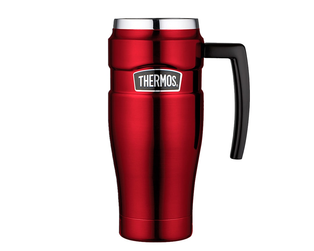 TAZA ACERO 470 ML TERMICA KING AZUL/DORADO - THERMOS5