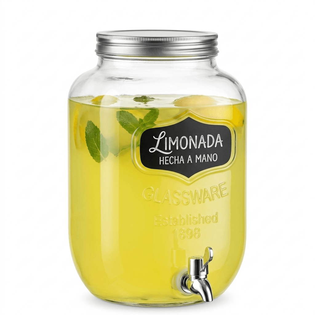 DISPENSADOR de Vidrio YORKSHIRE CHALKBOARD 2 galones 256 oz1