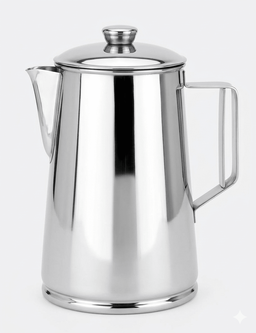 JARRA De ACERO Inoxidable RECTA 2 Litros Con Tapa1