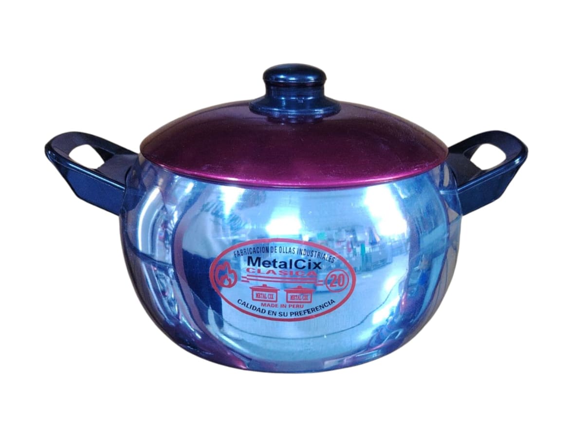 (5) OLLA Aluminio BOMBE CLASICA  - METALCIX3