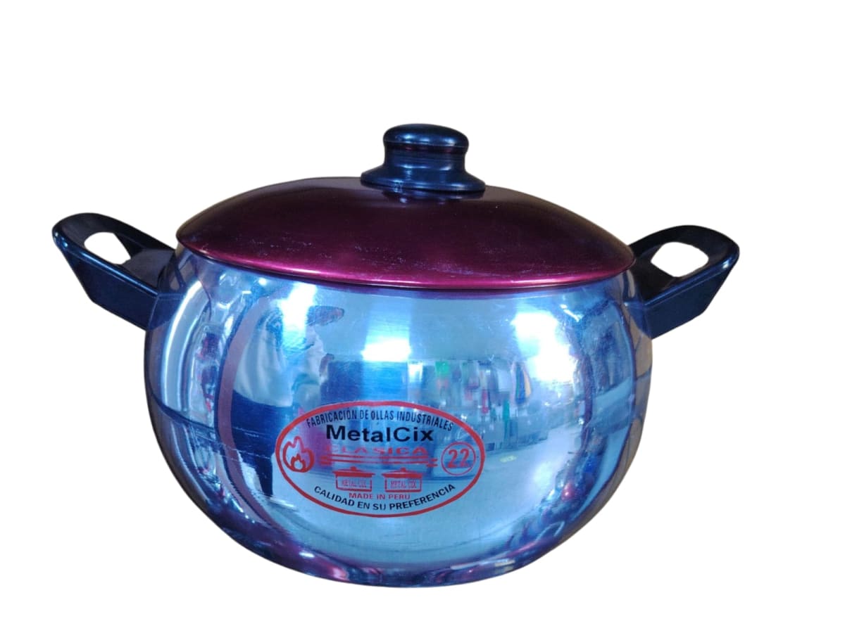 (5) OLLA Aluminio BOMBE CLASICA  - METALCIX4