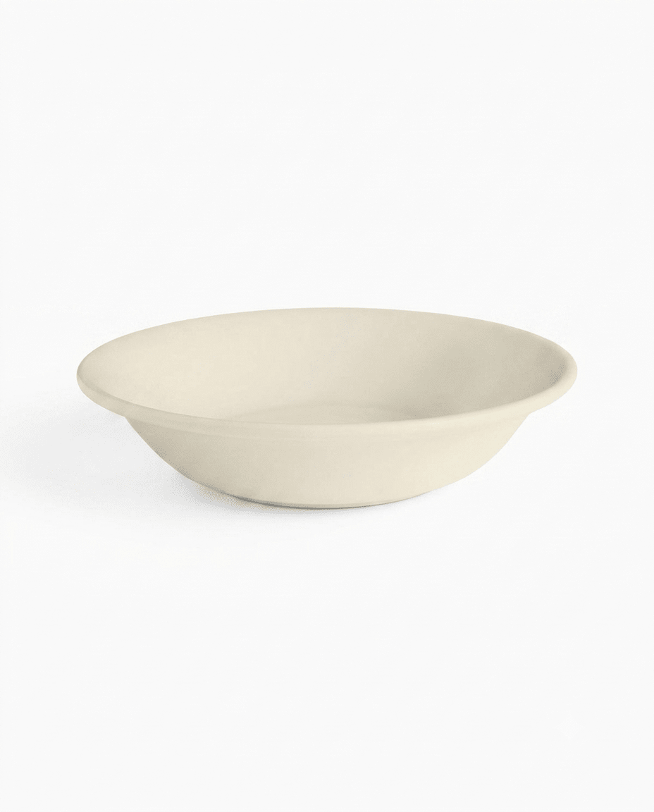 PLATO De Loza HONDO S/ALA 457 Cc Americana BLANCO1