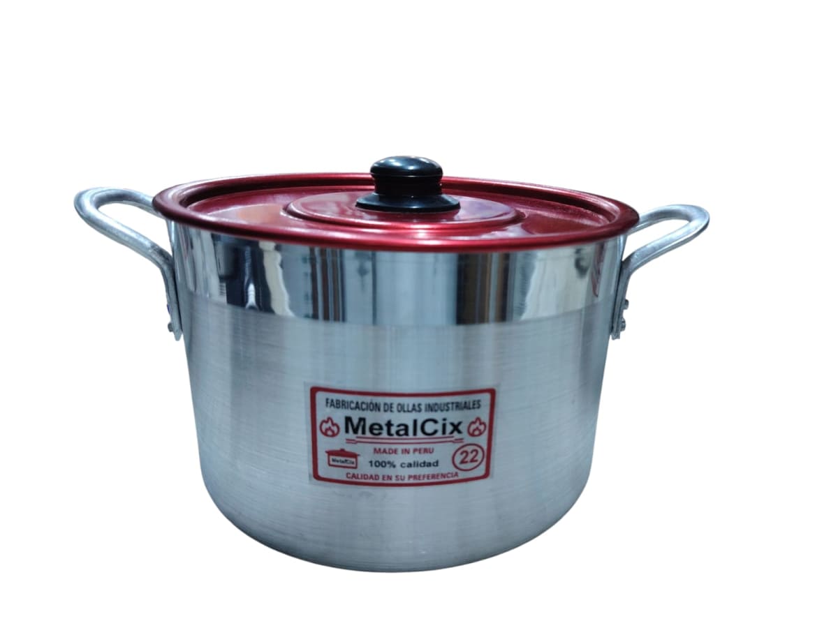 (5) OLLA ALUMINIO RECTA ESPECIAL TAPA PLANA - DEMETAL4