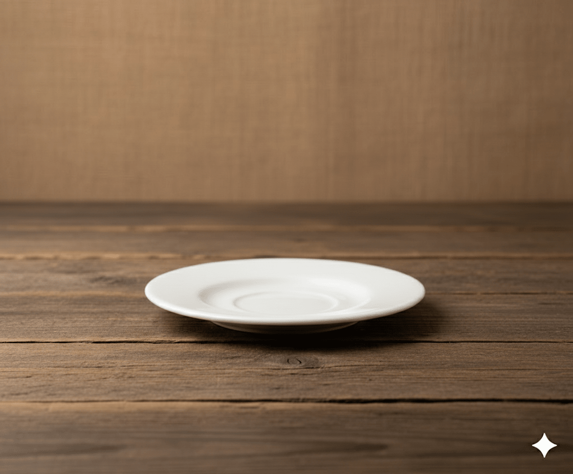 TAZA TE Loza Con Plato 260 cc ACTUALITE Blanco3