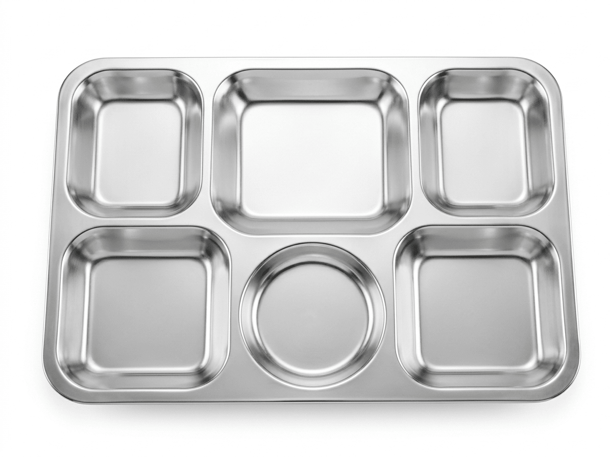 GAMELA De Acero 38x27Cm  6 Divisiones1