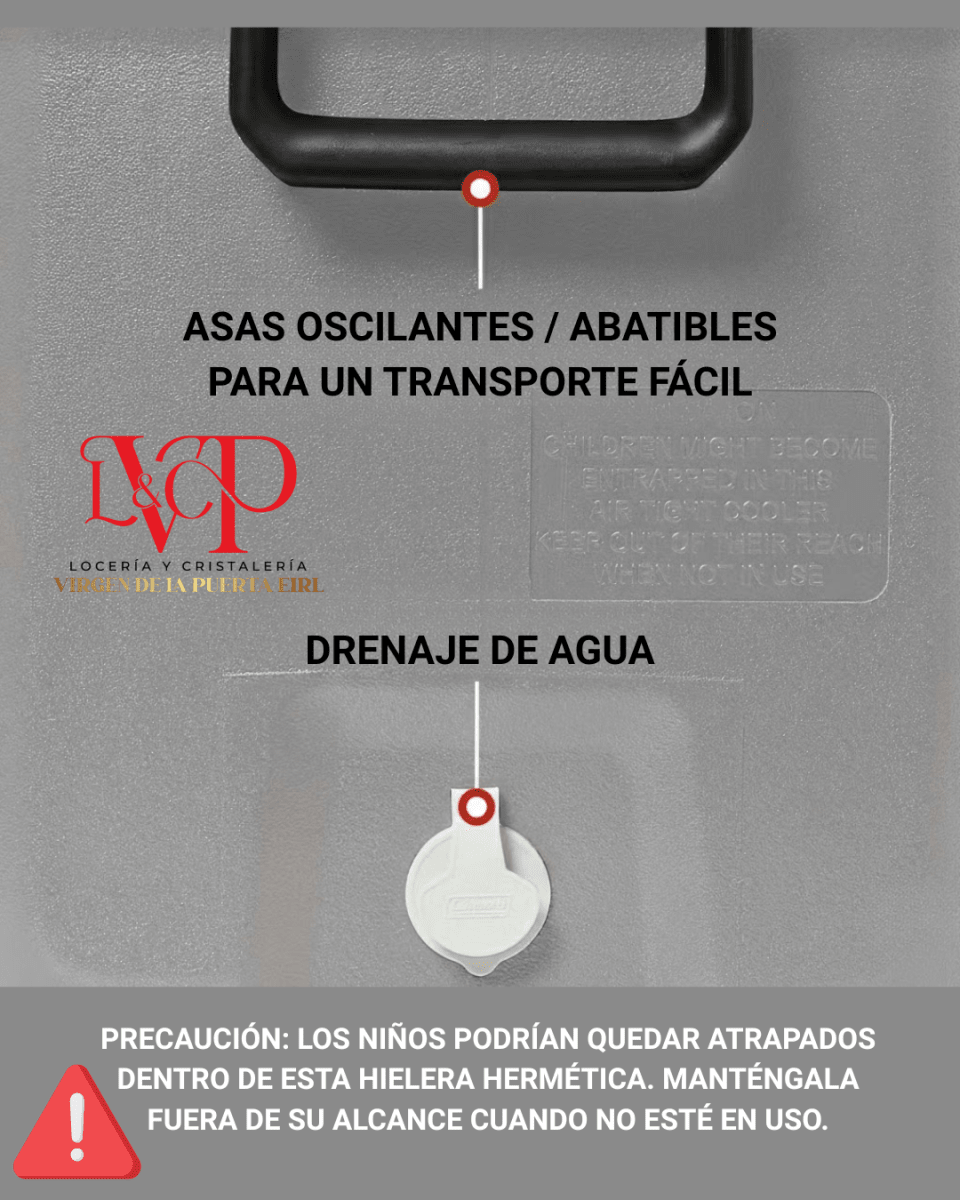 COOLER 150 QT AZUL Y GRIS - COLEMAN5