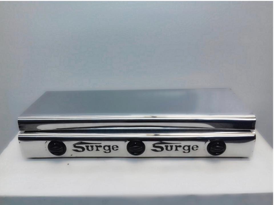 COCINA GAS ACERO 3 Hornillas Con Tapa - SURGE1