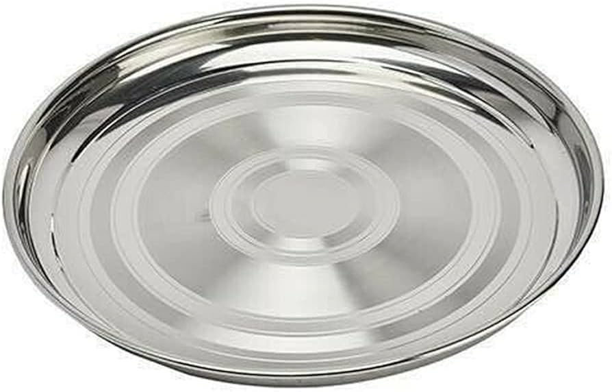 BANDEJA ACERO REDONDA - VINOD2
