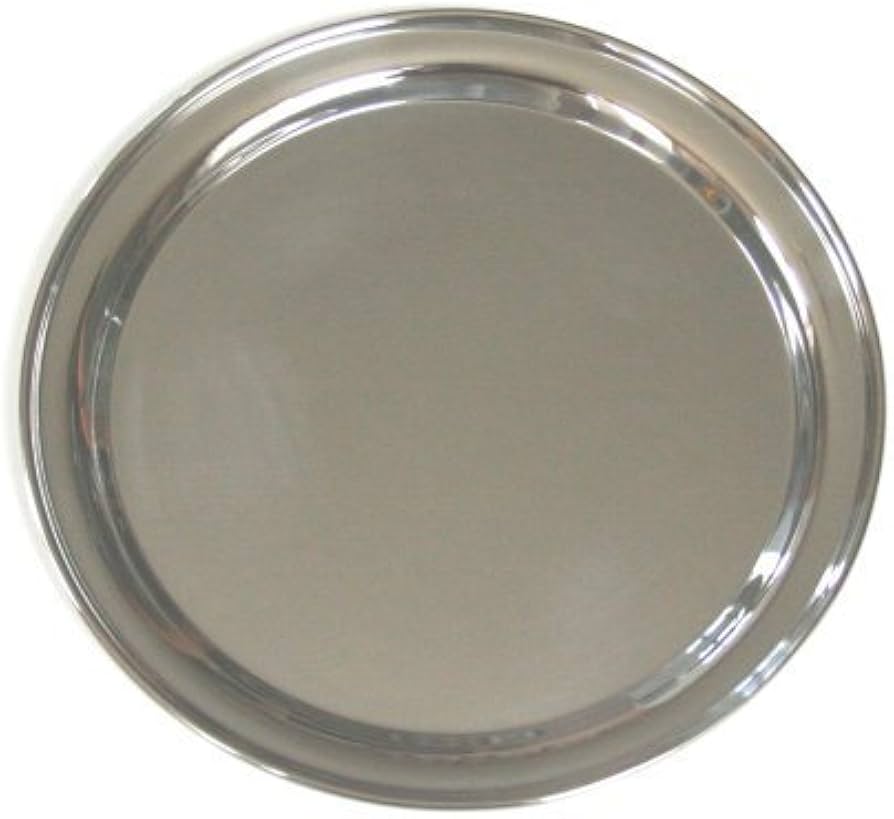 BANDEJA ACERO REDONDA - VINOD1