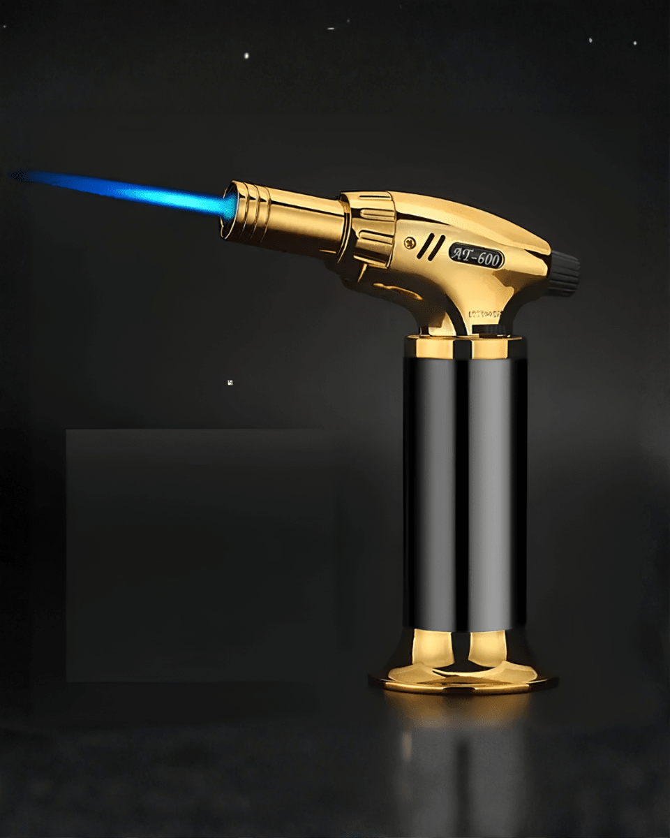 SOPLETE Flameador Dorado Acero Inox2