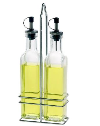 ACEITERA y VINAGRERA Vidrio Con VERTEDOR de 8 oz - GOB-8S1