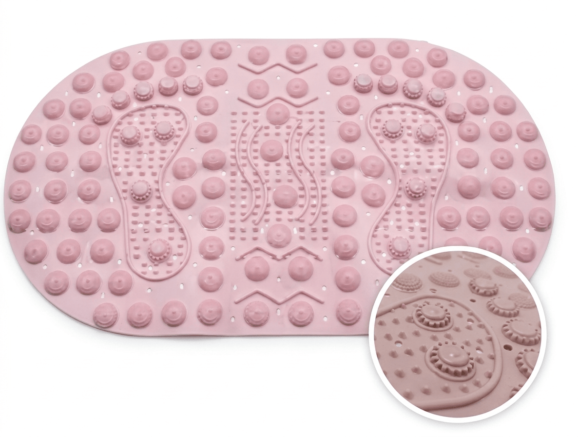 ALFOMBRA De BAÑO PVC BATH MAT Ovalado 69.5x39 cm1