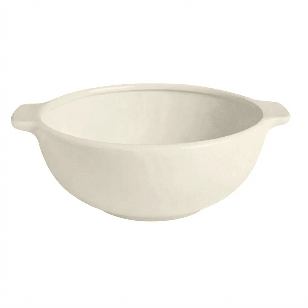 CAZUELA De Loza 600 cc AMERICANA Blanco3