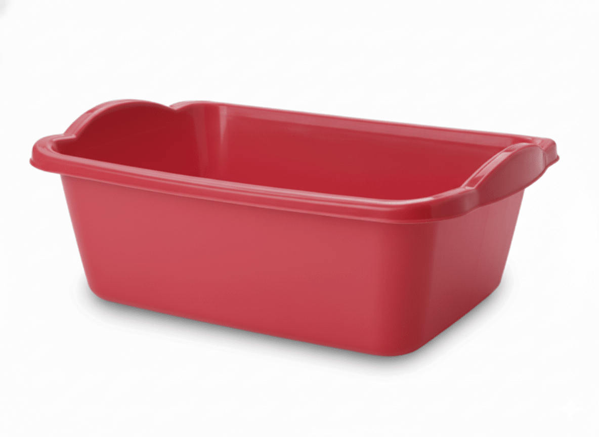 BATEA Plastica Rectangular TREBOL # 18 - REY1
