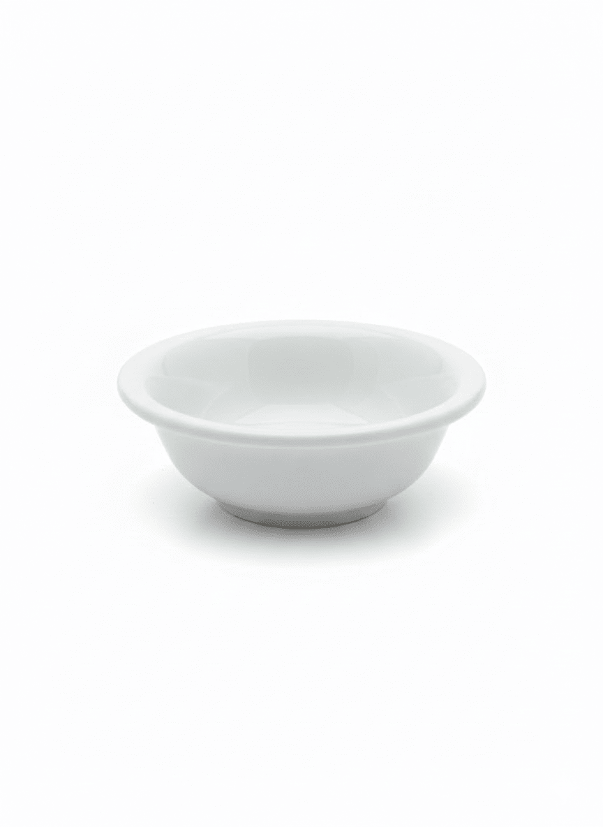 BOLO De Loza REDONDO Blanco ICHIMAT1