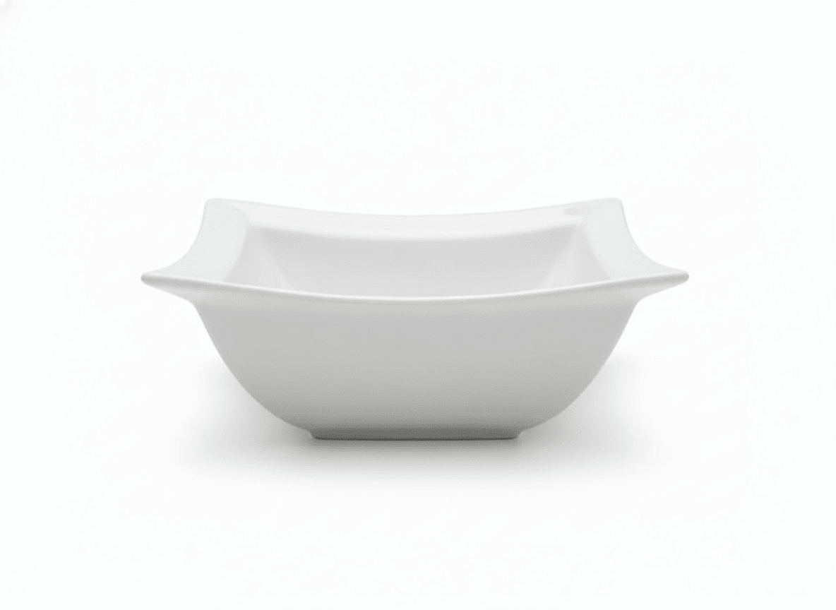 BOLO de LOZA Cuadrado Blanco1