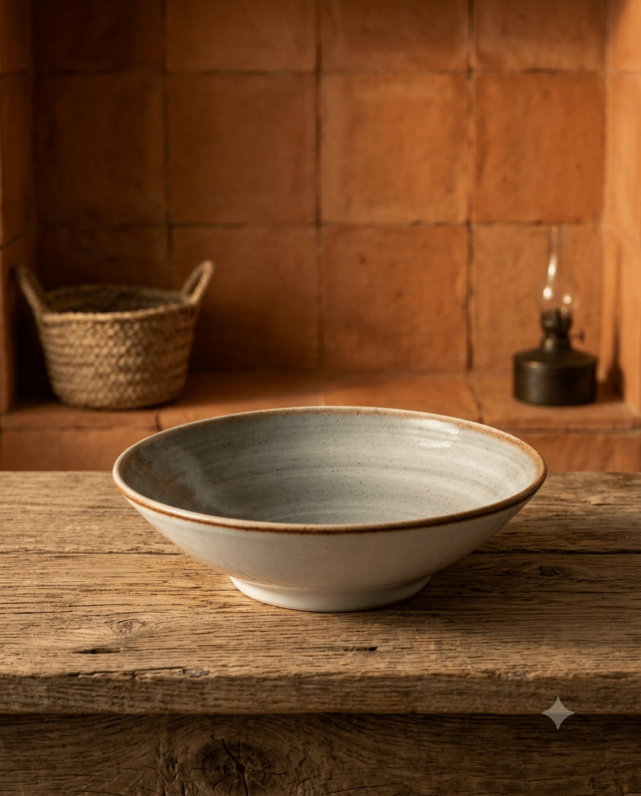 BOWL De Loza 1005.5 cc Artisan GRIS2