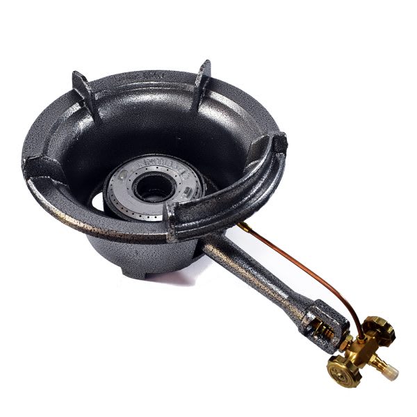 COCINA GAS Total Acero Industrial 1 Hornilla CHIFERA 50x59x85 Cm (40x40)2