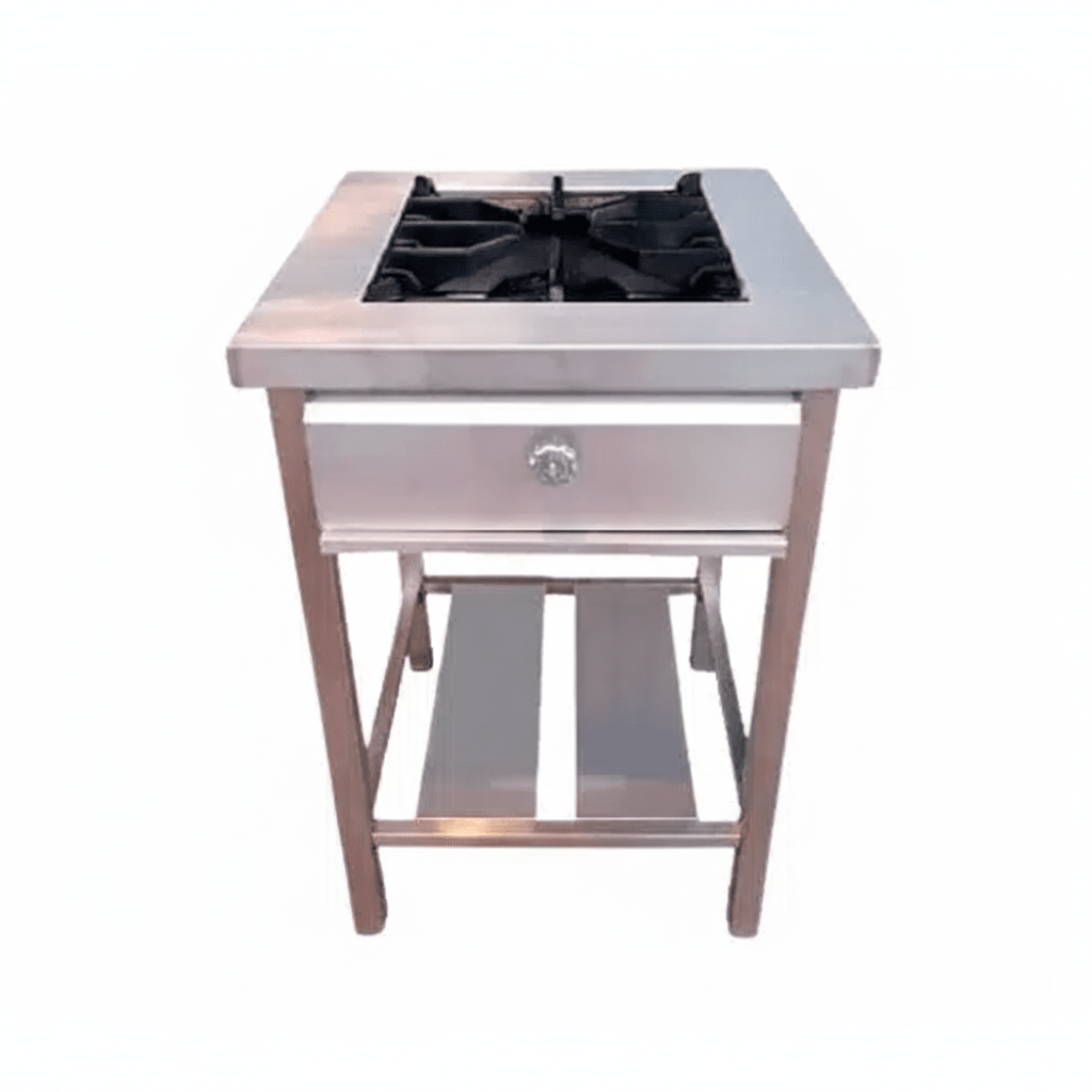 COCINA GAS Total Acero Industrial 1 Hornilla CHICA3