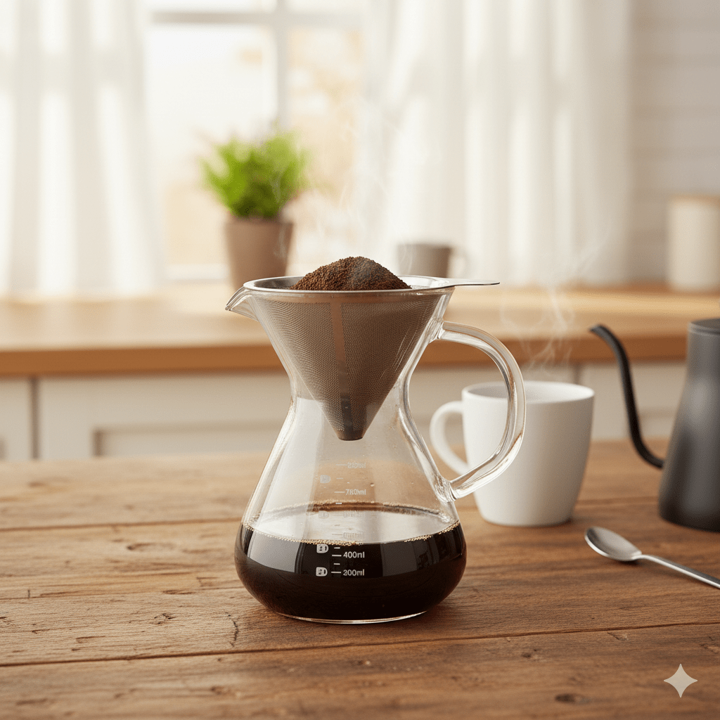 CAFETERA VIDRIO medida/colador BOROSILICATO2