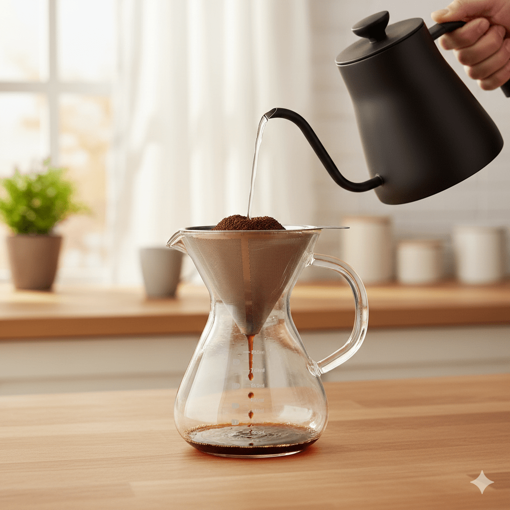 CAFETERA VIDRIO medida/colador BOROSILICATO3