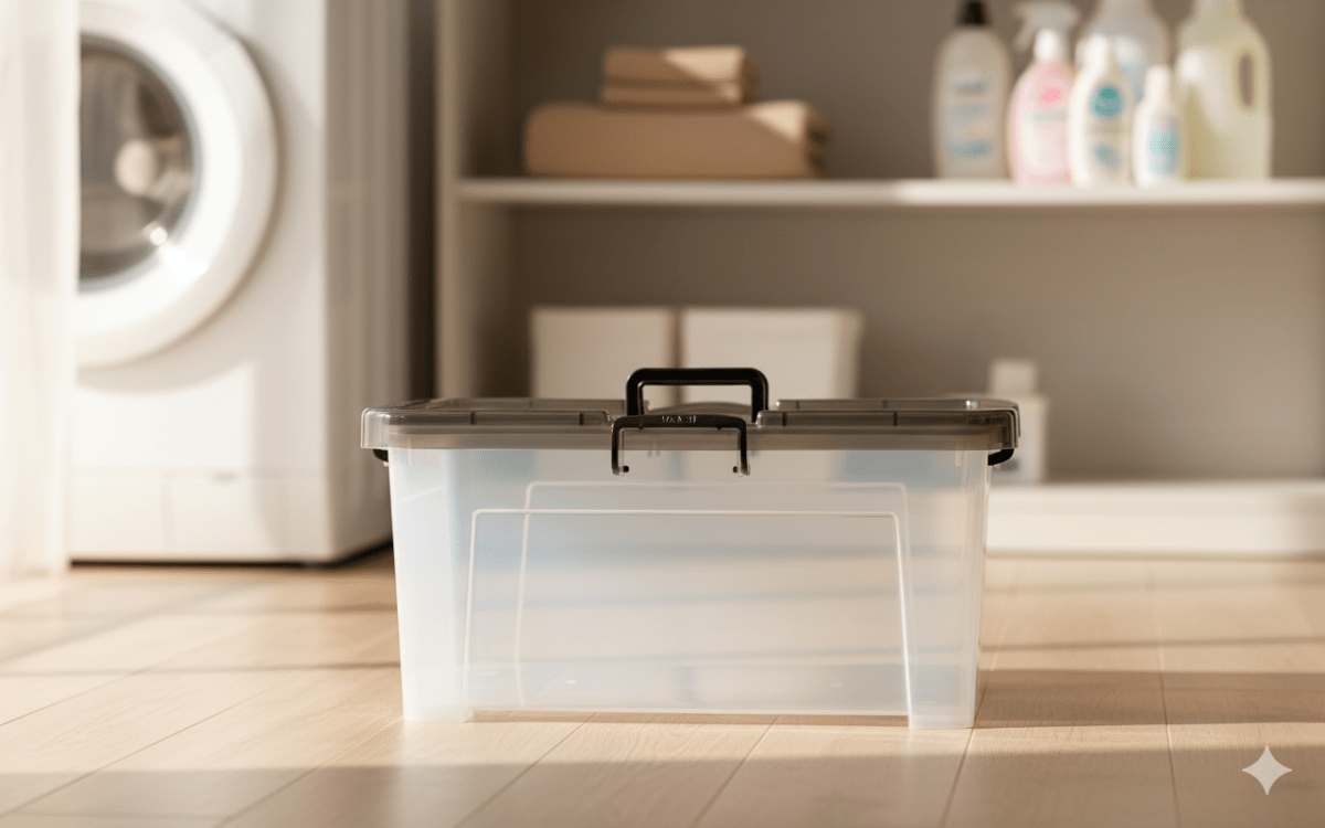 CAJA PLASTICA #35 Con Tapa y Broche - M&R1